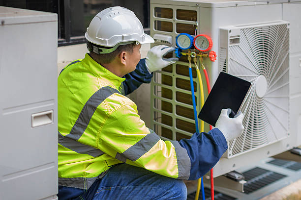 Professional Hvac technician working in Leon, WV
